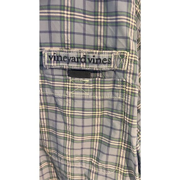 Vineyard Vines Men's Plaid Long Sleeve Button Down Harbor Shirt Blue Size Small - Picture 4 of 9